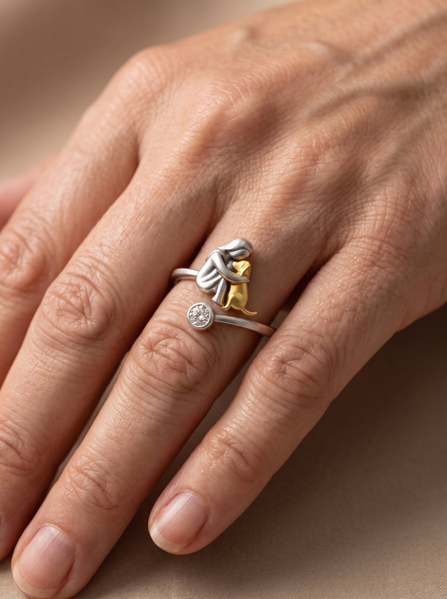BIRILLO | Anello Regolabile in Argento 925