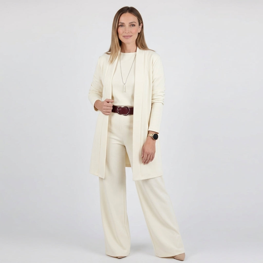 BEATRICE™ | Completo 3 Pezzi con Cardigan Lungo