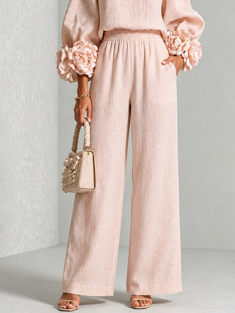 LILIANA™ | Completo 2 Pezzi con Polsini Floreali
