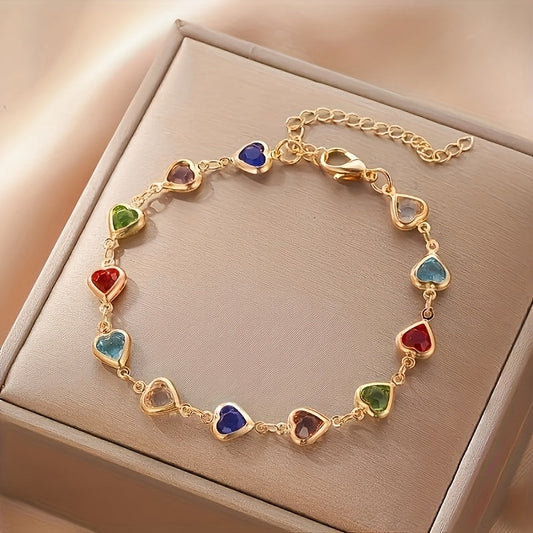 Severina | Bracciale Unico a Forma di Cuore