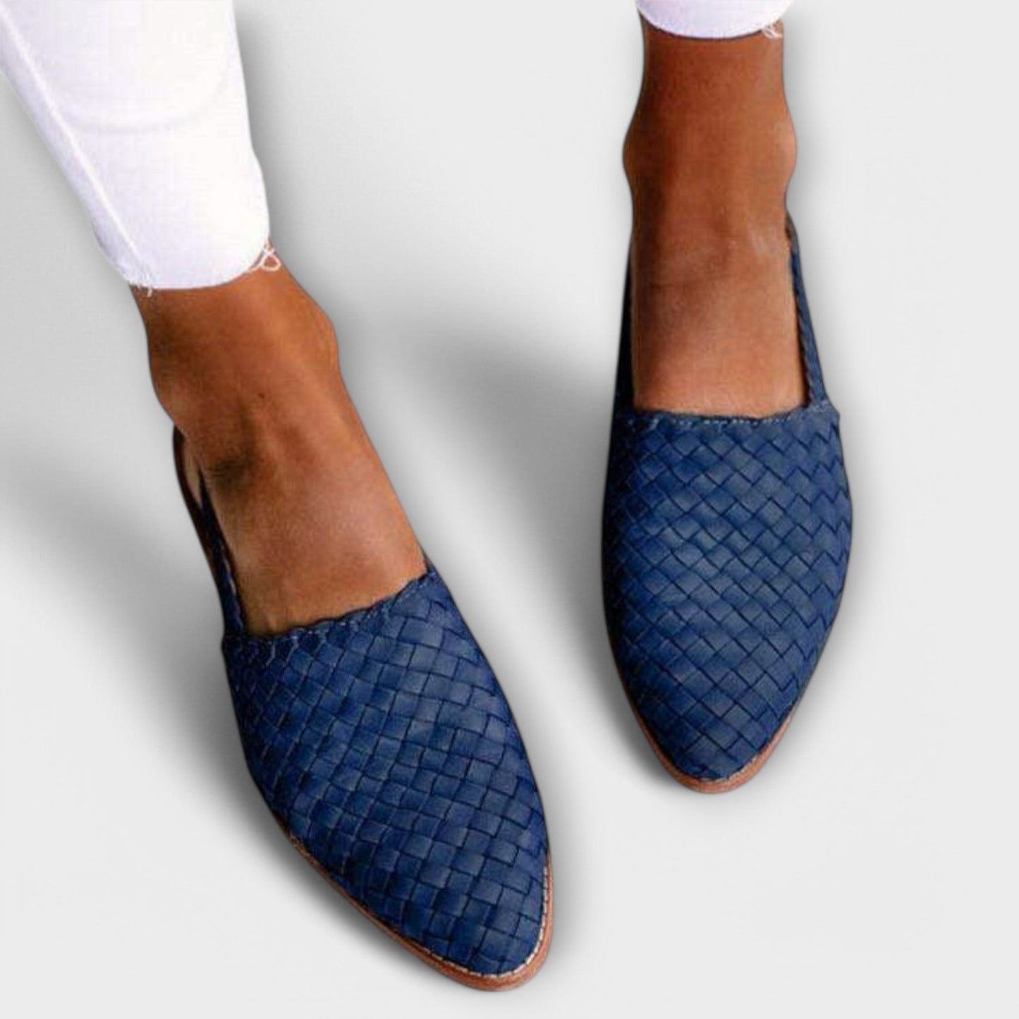 GIULIA™ | Mocassino slingback intrecciato