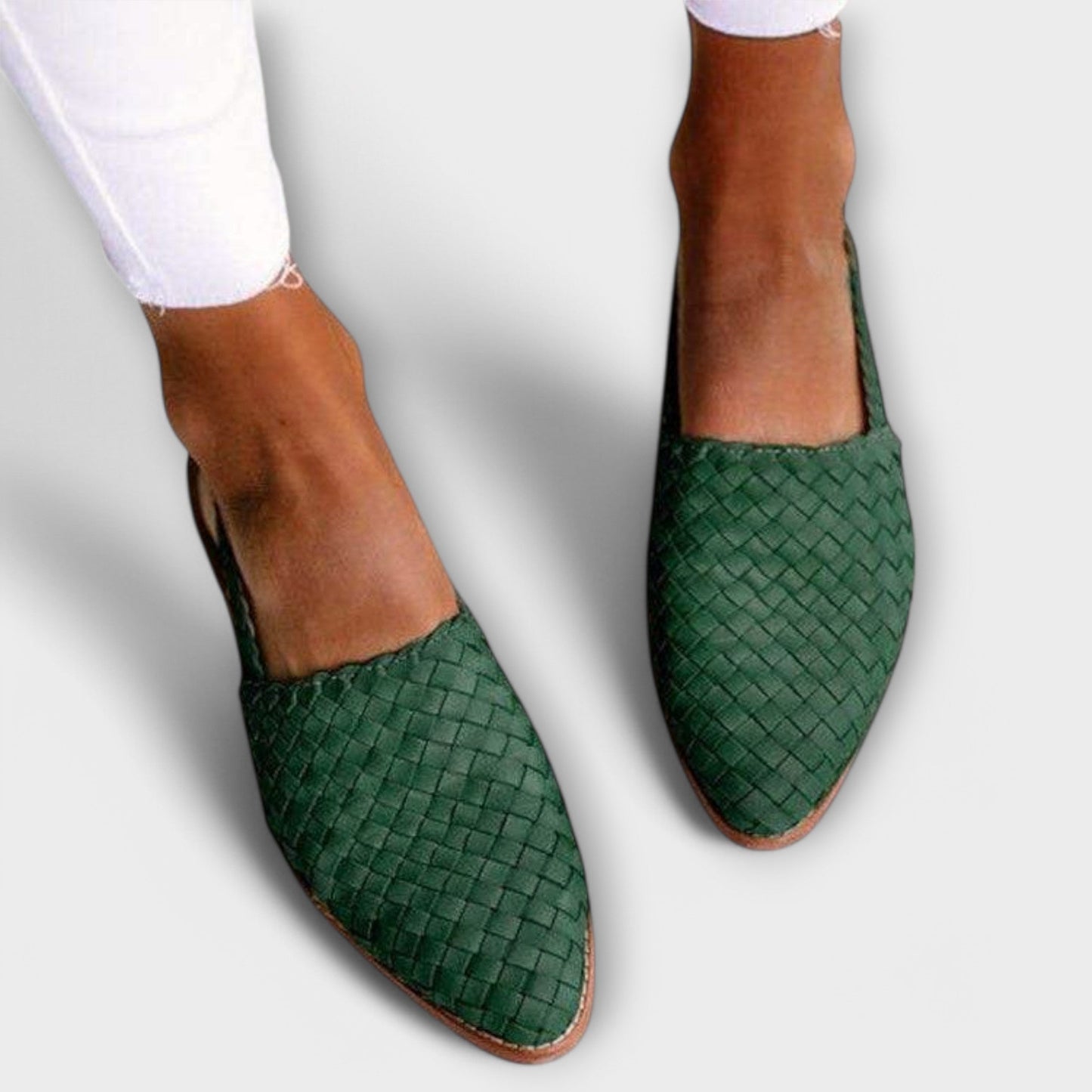 GIULIA™ | Mocassino slingback intrecciato