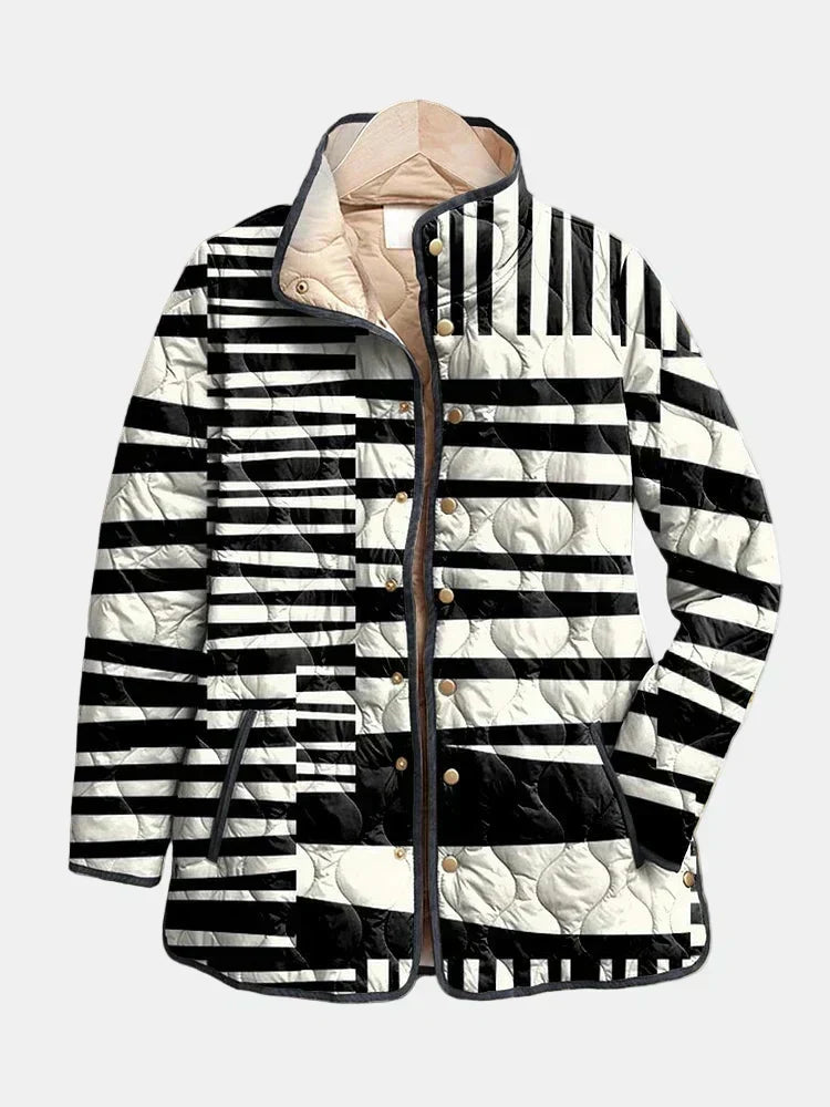 GILDA™ | Giacca Trapuntata a Righe