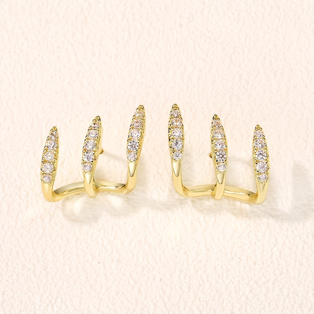 Rosangela | Orecchino Triplo Elegante
