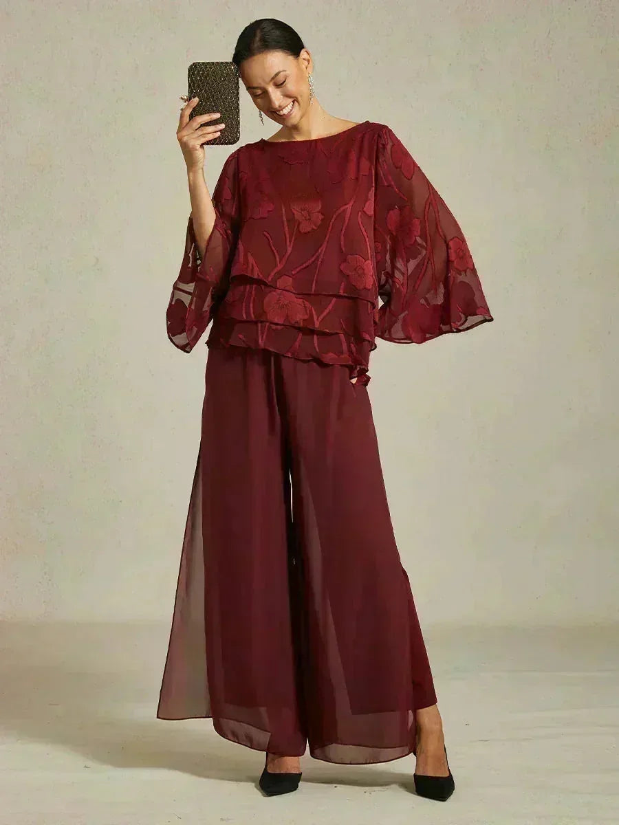 BLUSA FLOREALE IN CHIFFON