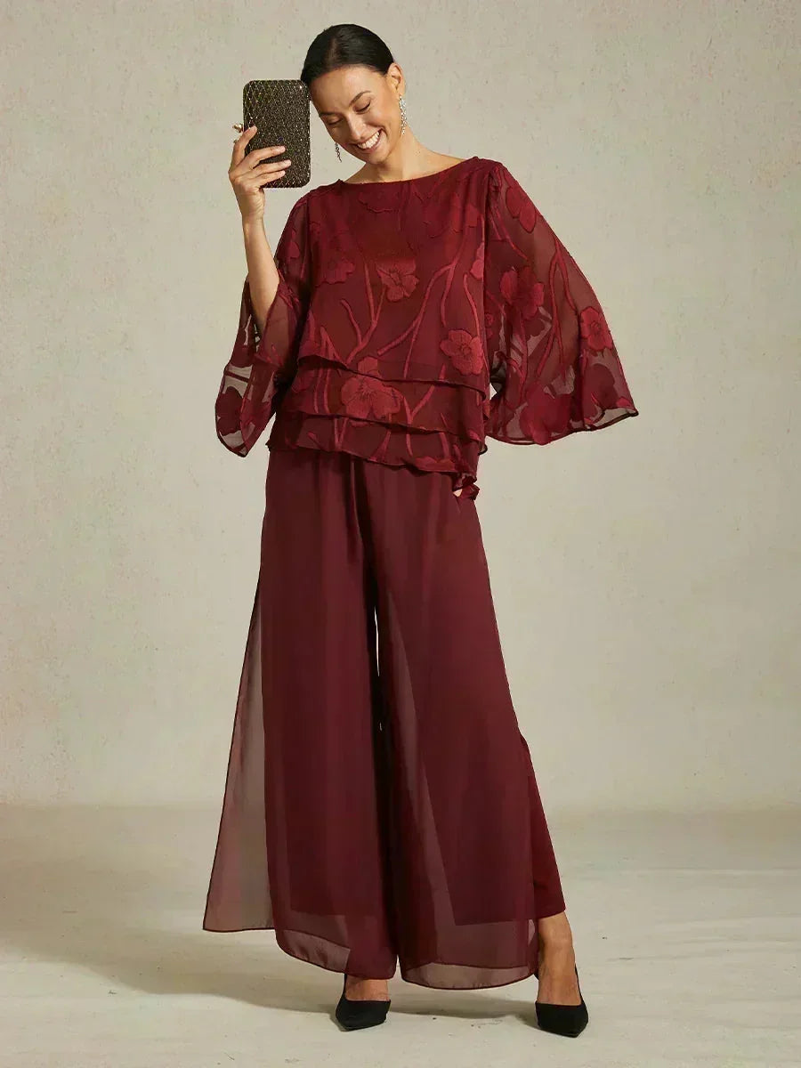 PANTALONI CARLA CHIFFON