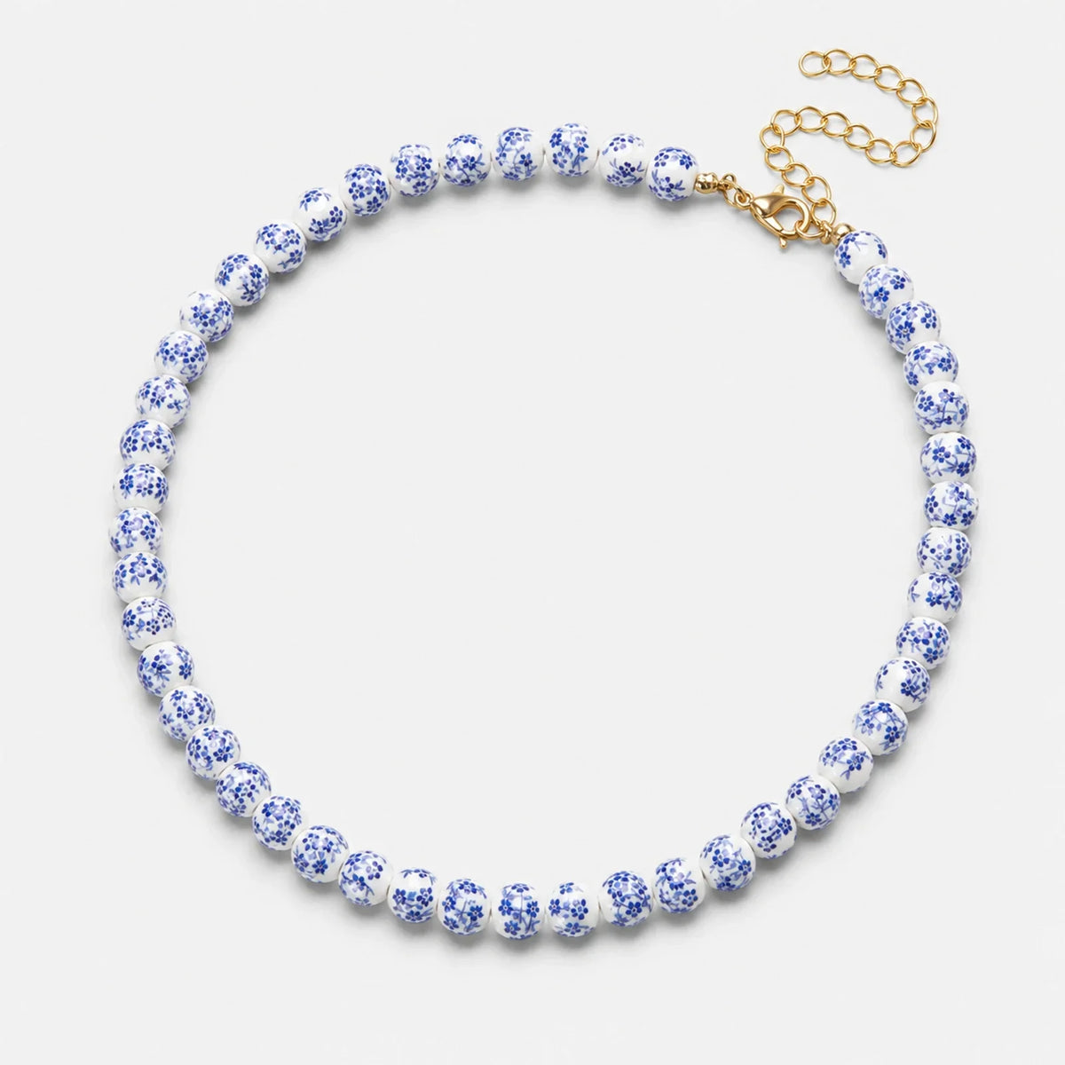 Collana Lunga in Ceramica di Maiolica