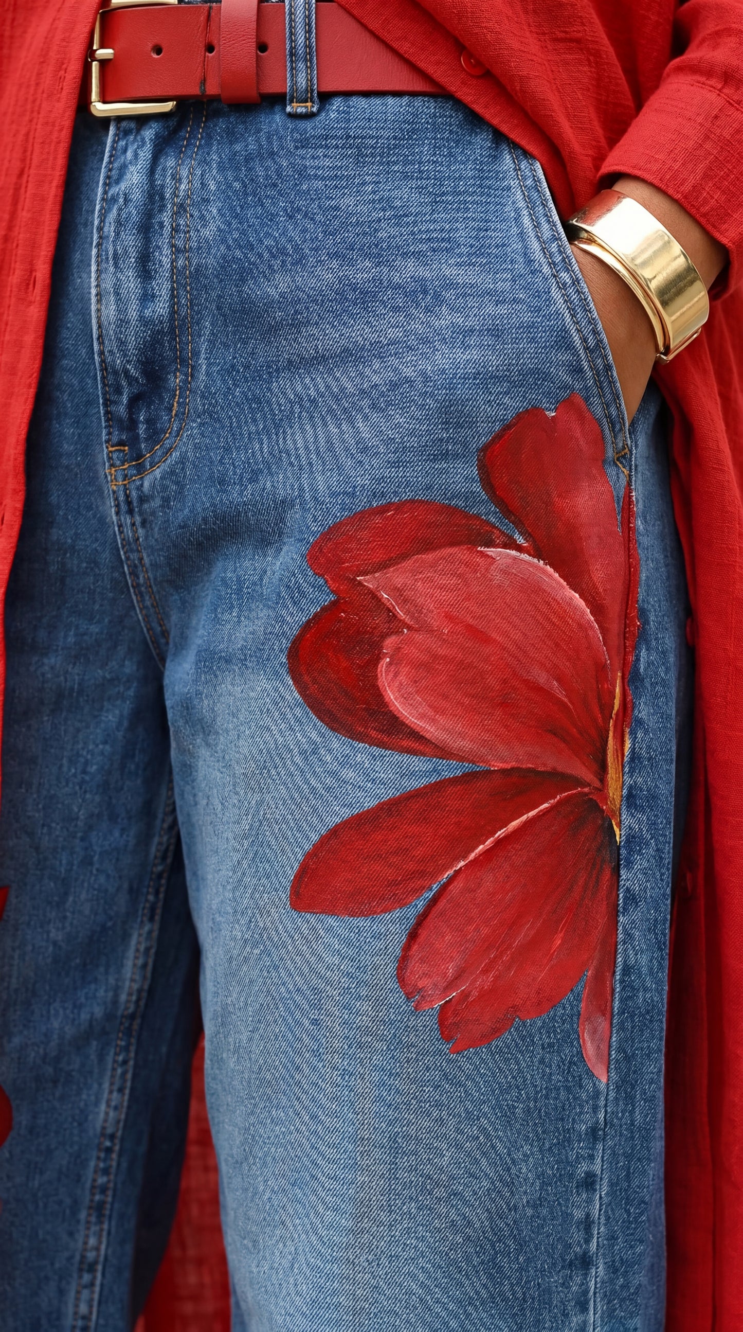 FIRENZE™ | Wide Jeans + FREE Shirt