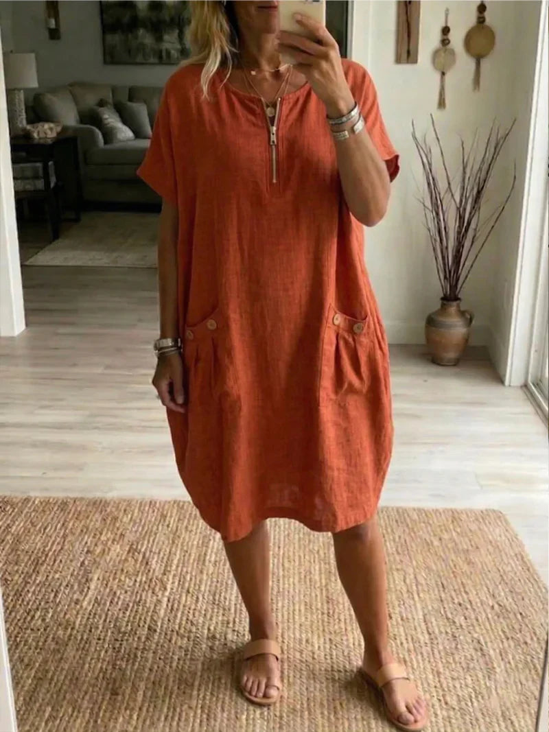 TERESA™ | VESTIDO CREMALLERA CASUAL