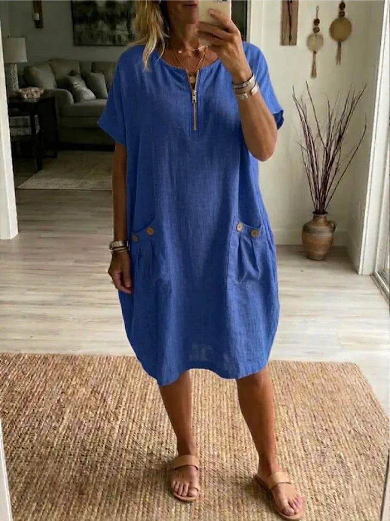 TERESA™ | VESTIDO CREMALLERA CASUAL