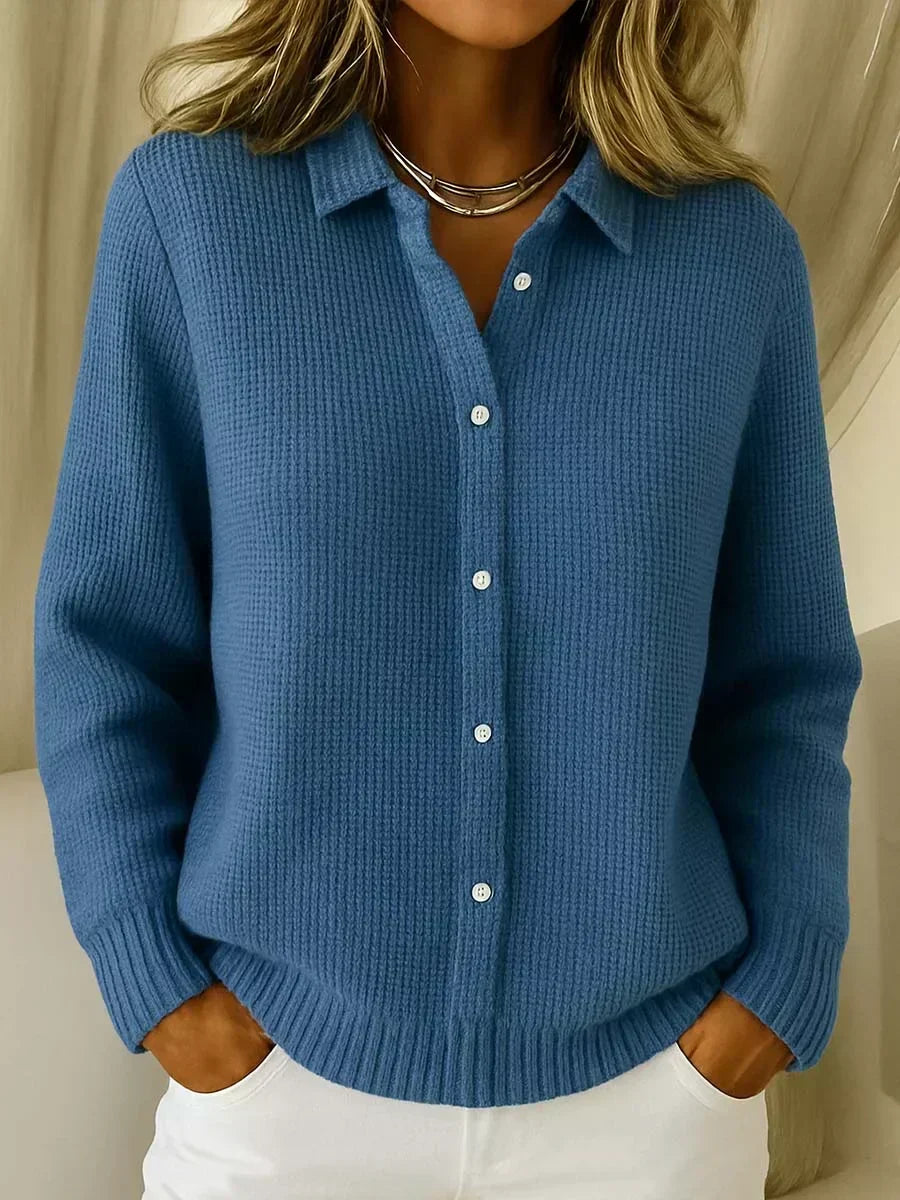 CARMELA™ | Cardigan Testurizzato con Bottoni