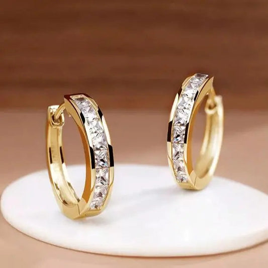 PAOLINA | Cerchi Chic in Oro e Cristallo