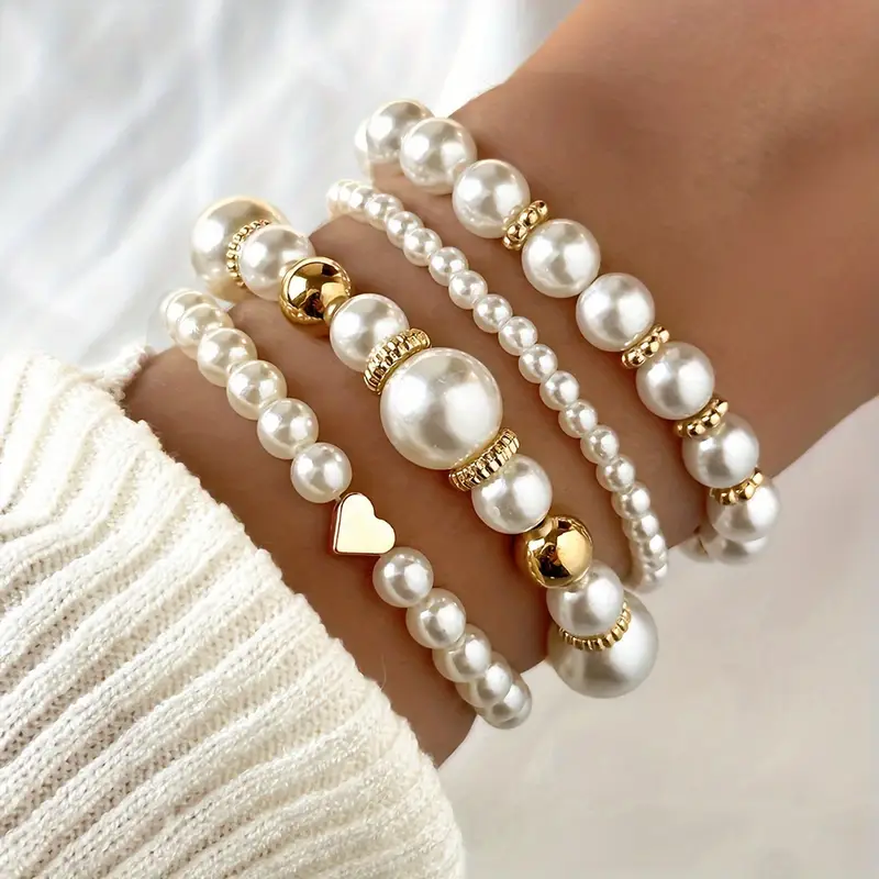 CONCETTA | Set di Bracciali Senza Tempo con Perle