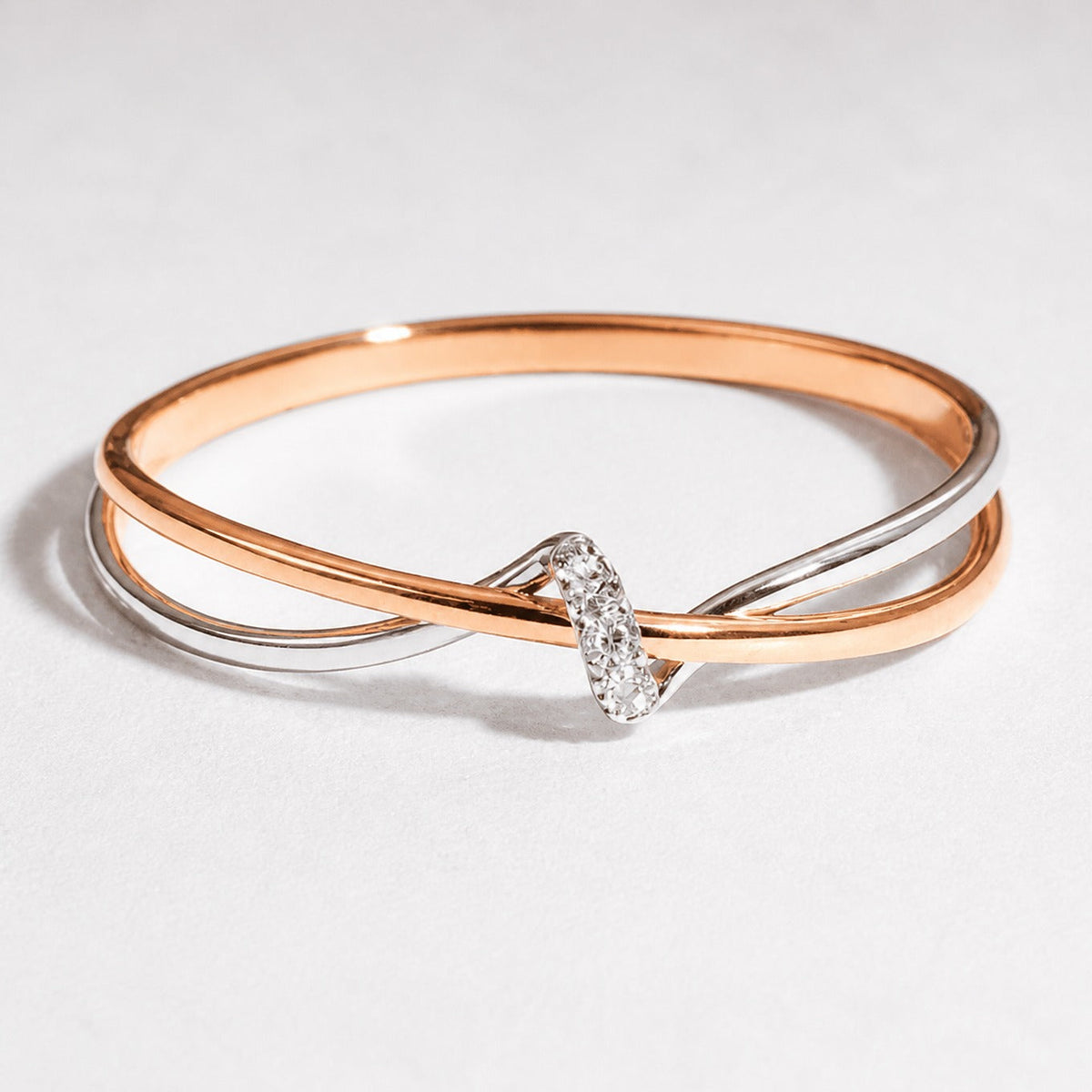 IVANA | Anello Dorato Intrecciato