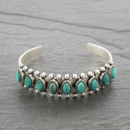 LUISA | Bracciale Argentato con Pietre