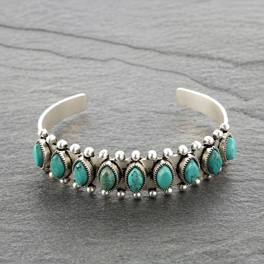 LUISA | Bracciale Argentato con Pietre