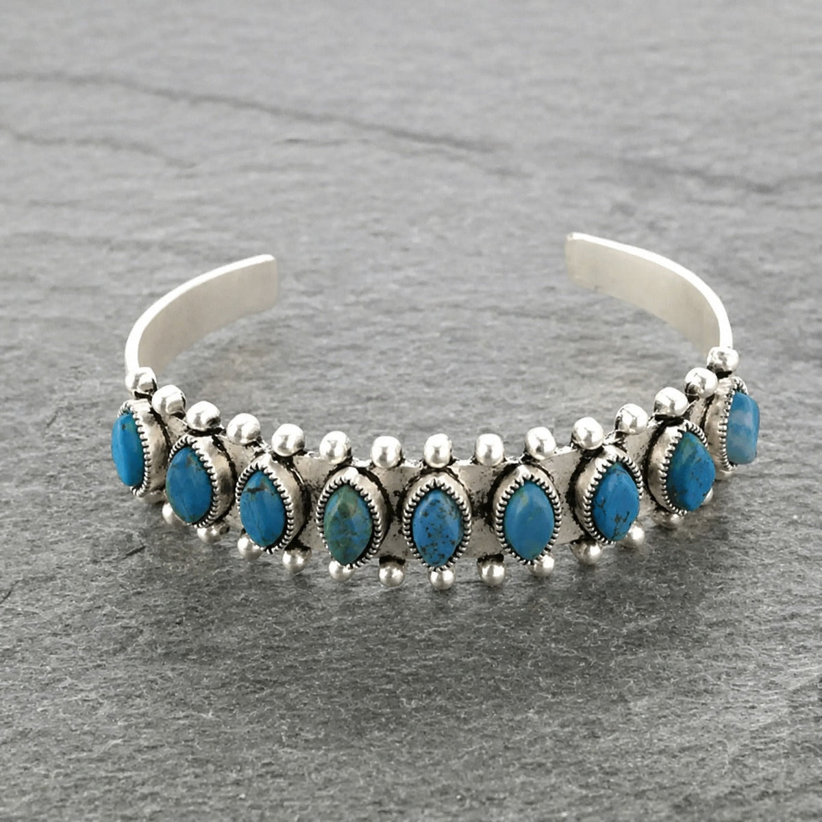 LUISA | Bracciale Argentato con Pietre