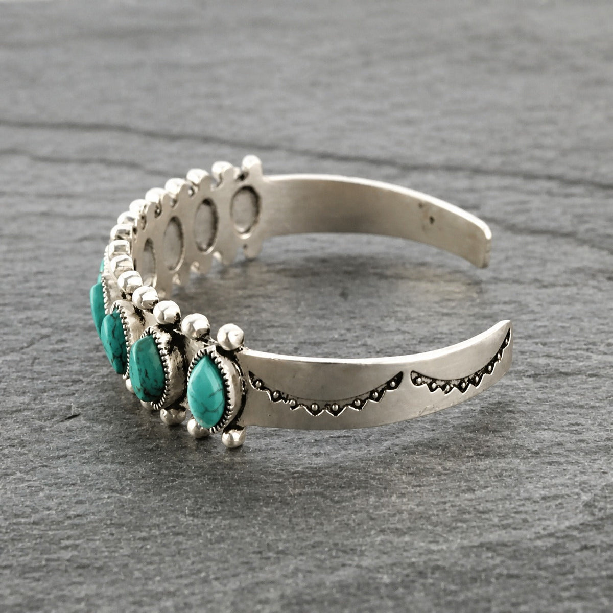 LUISA | Bracciale Argentato con Pietre