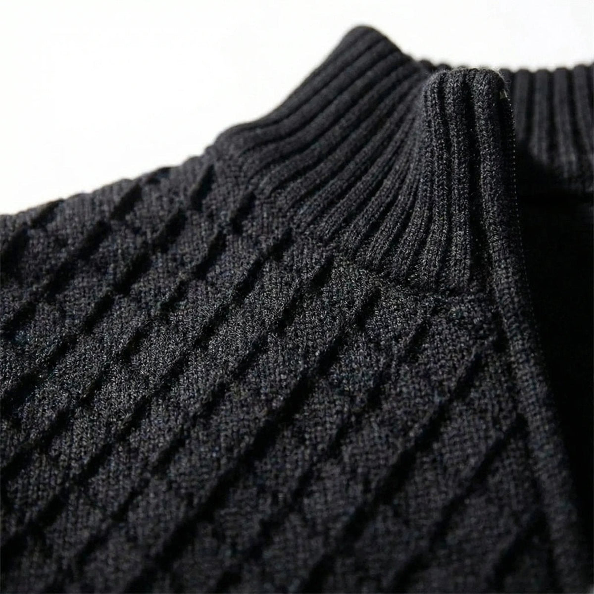 MASSIMO | Maglione con Zip e Collo Alto