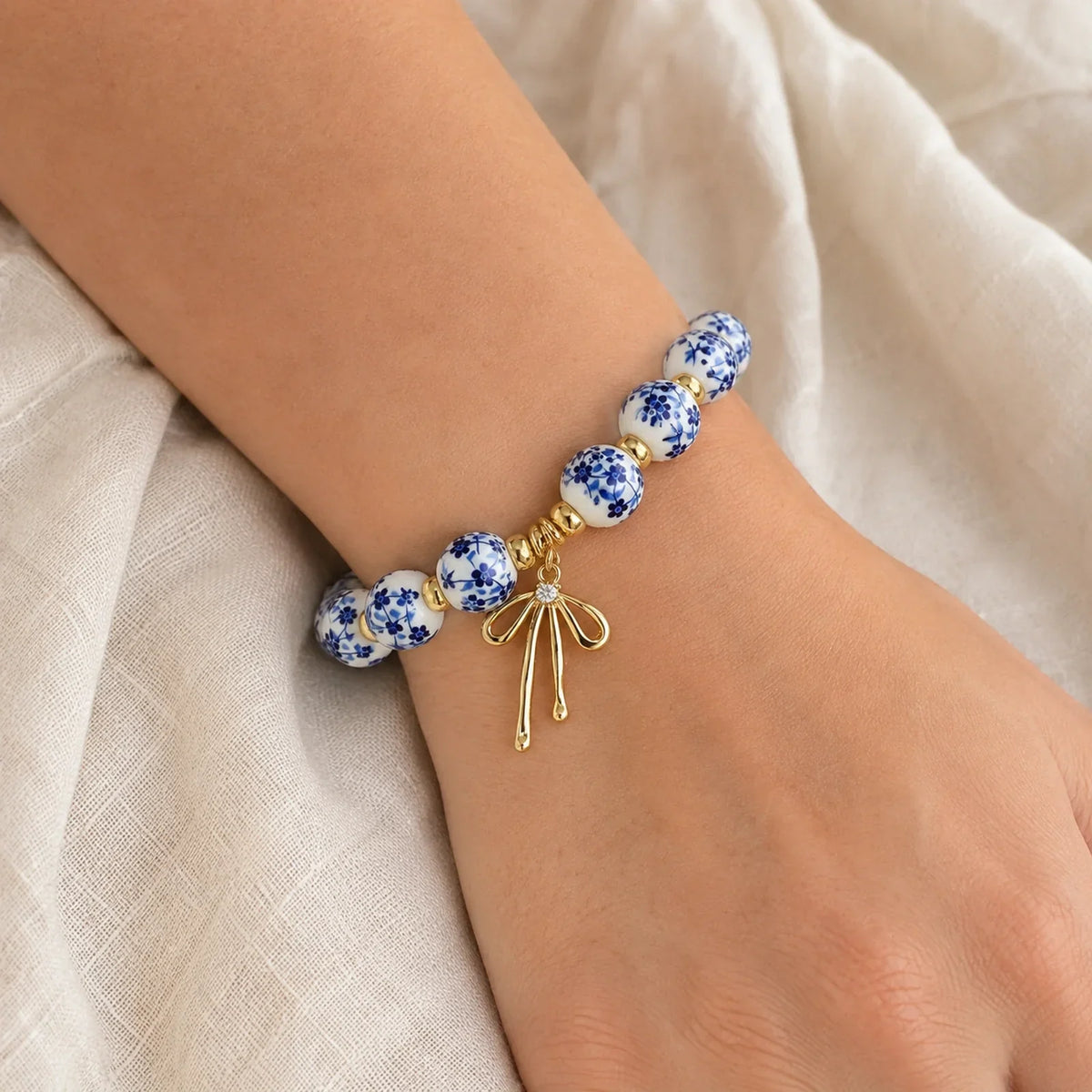 Bracciale Fiocco in Ceramica di Maiolica