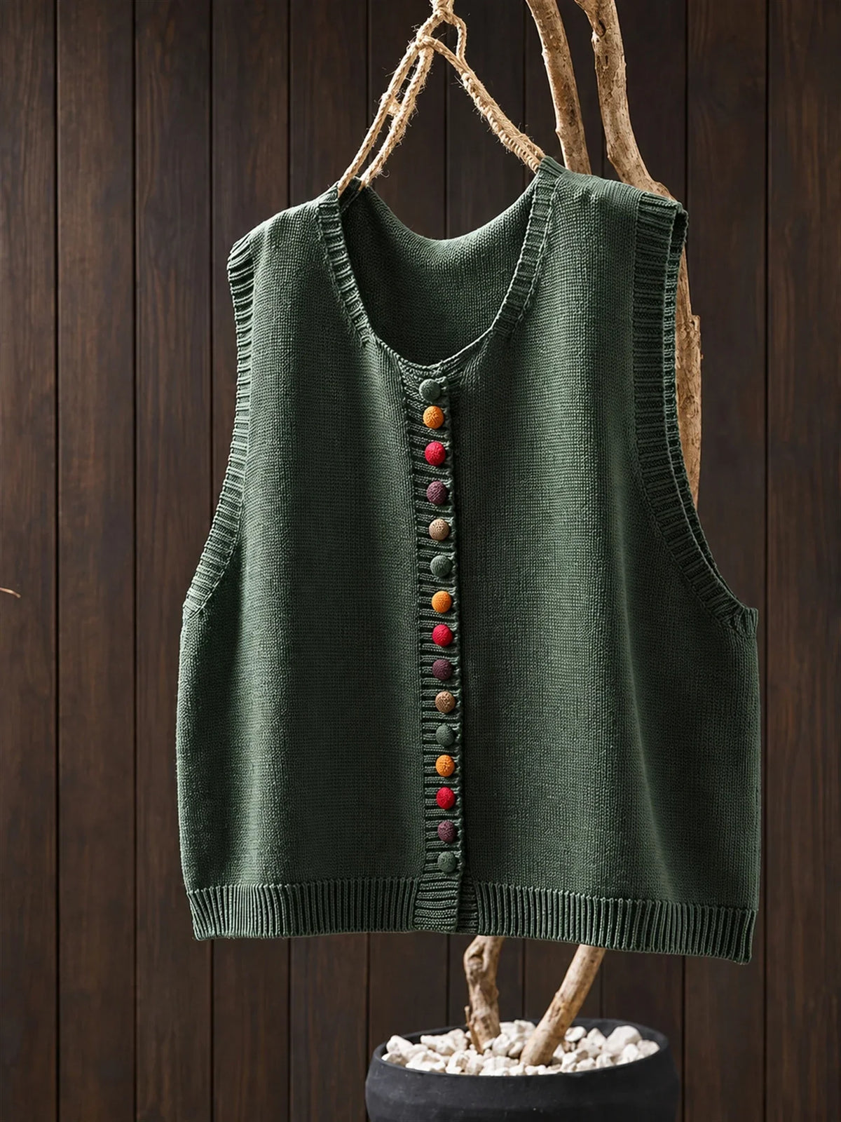 ROMANA™ | Gilet in Maglia Eleganza Quotidiana
