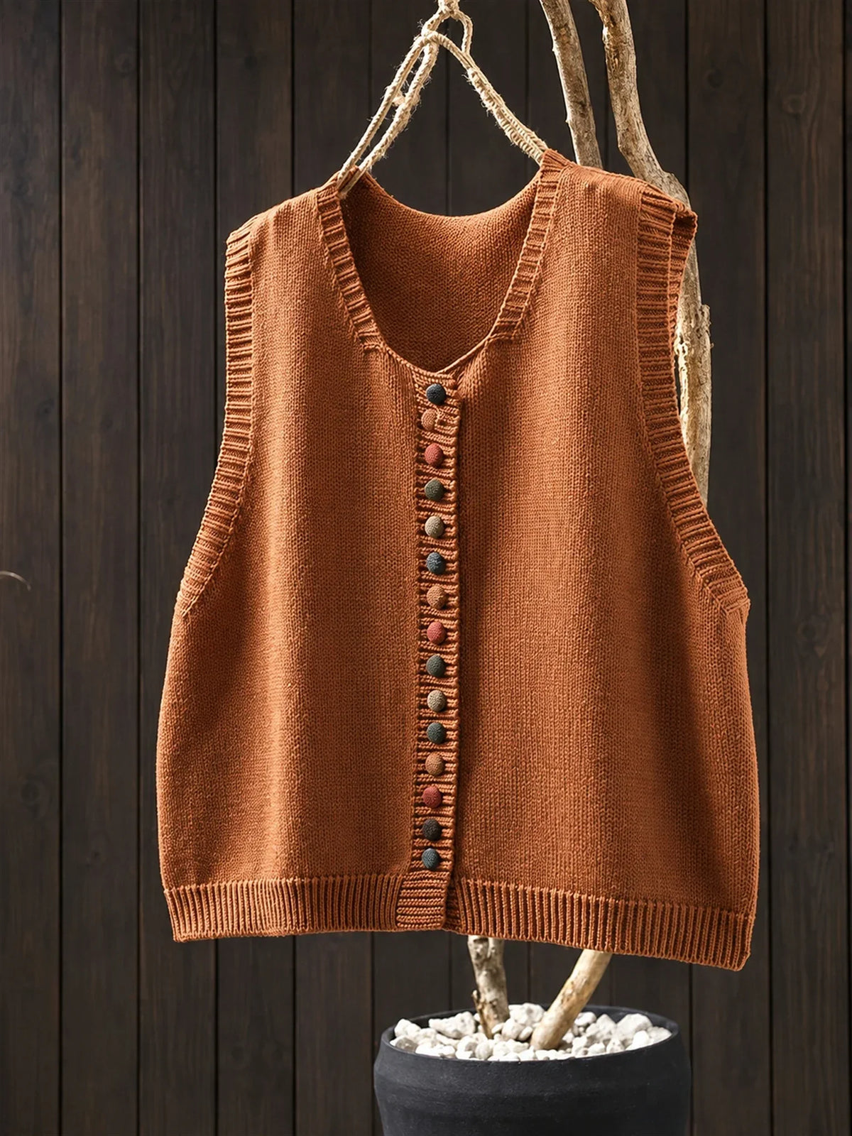 ROMANA™ | Gilet in Maglia Eleganza Quotidiana