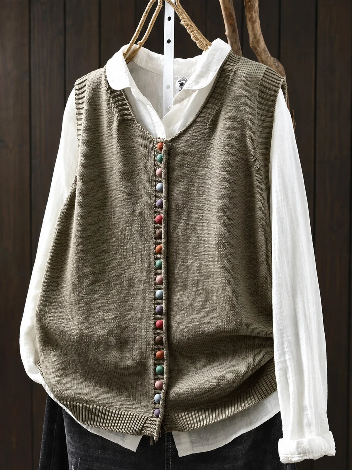 ROMANA™ | Gilet in Maglia Eleganza Quotidiana