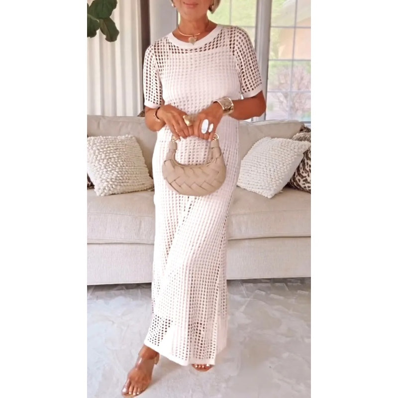Abito lungo lungo con cut-out Bethany™ + Sottoveste gratuita
