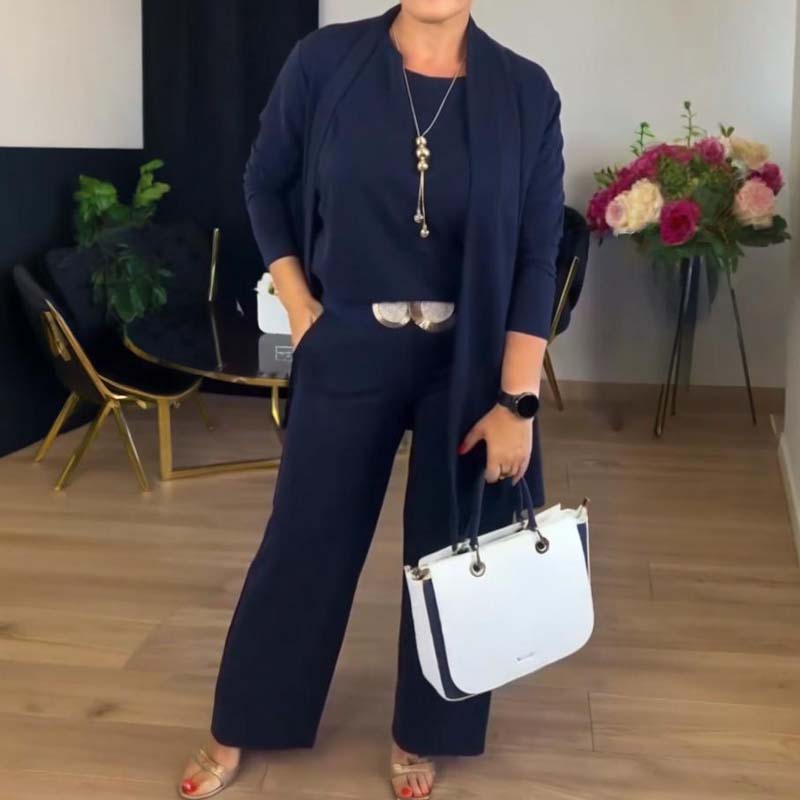 BEATRICE™ | Completo 3 Pezzi con Cardigan Lungo