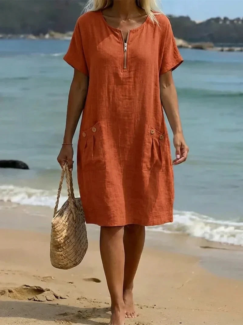 TERESA™ | VESTIDO CREMALLERA CASUAL