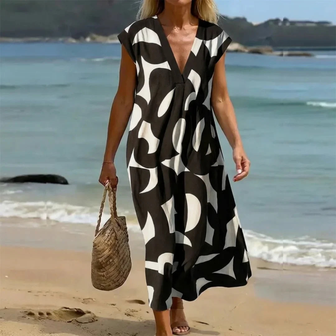 VALERIA™ | ELEGANT FLOWY DRESS