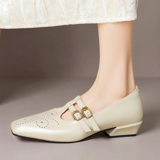 NORMA | Babies in Pelle con Doppio Cinturino