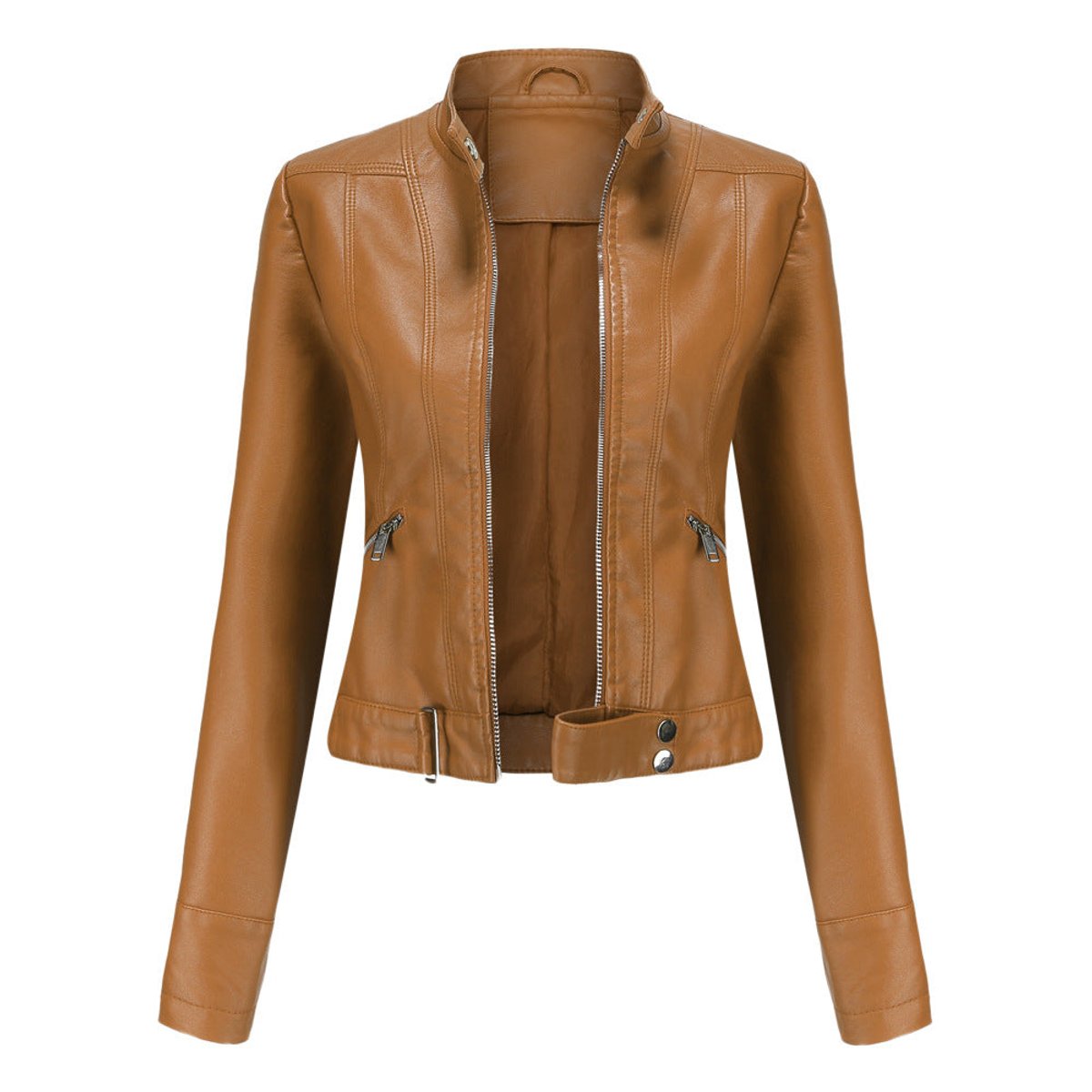 LUANA™ | Giacca Biker Corta con Collo alla Coreana