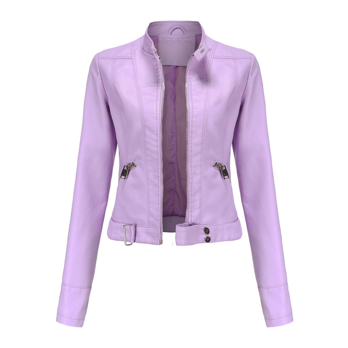 LUANA™ | Giacca Biker Corta con Collo alla Coreana